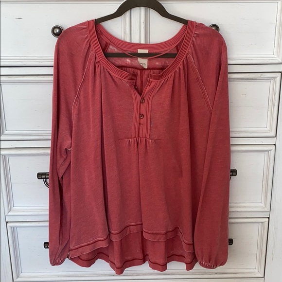 Free People Tops - Free People Henley Top